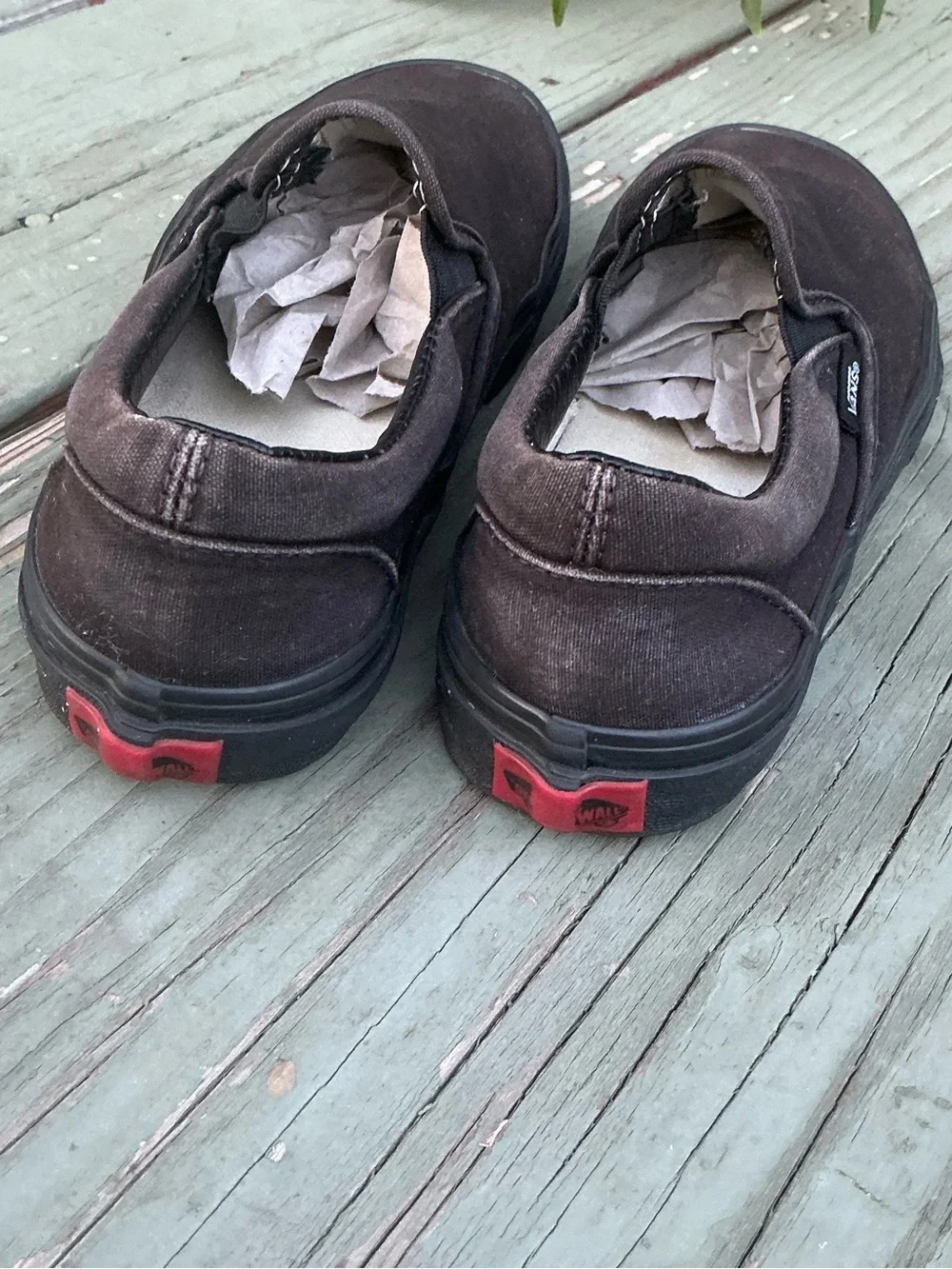 Vans Slip-On Canvas Loafers in Black